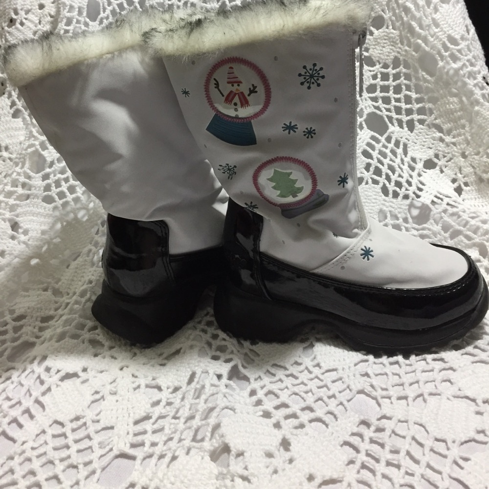 Totes Snow-globe Girls snow boots 7M